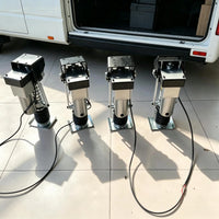 VTX-4560037 RV Leveling Jacks 3.5T Heavy Duty Electric System 4PCS Waterproof Stabilizer Off-Road Travel Trailer Home Decor