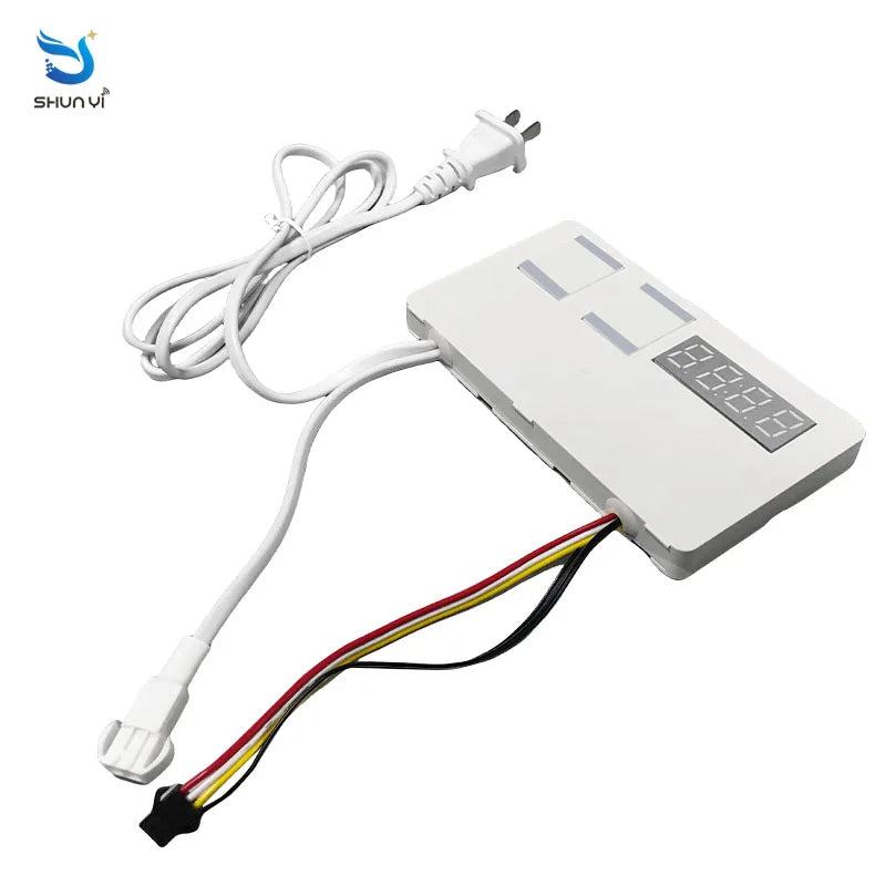 VTX-3904677 12W/18W/36W 12V Smart Bathroom Mirror Touch Switch Led Dimmer Sensor Time Temperature Defog ABS Home Decor Gifting