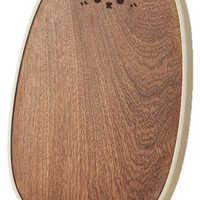 Food-Safe Wenge Wood Cutting Board, Cartoon Design, Thickene