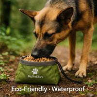 VTX-7777061 JZ Portable Foldable Small Size Eco-Friendly Dog Travel Bowl Waterproof Feeding Pets Cute Indoor/Outdoor Use Kitchen