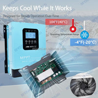 VTX-4232357 MYAMI RS485 MPPT Solar Charge Controller 30A 60A 120A 12V 24V 36V 48V 96V Auto Panel Regulator LCD Display Motorhome