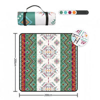 VTX-1839909 Extra Large Waterproof Picnic Mat Foldable Outdoor Blanket Moisture Proof Garden Park Camping Rug Family Travel