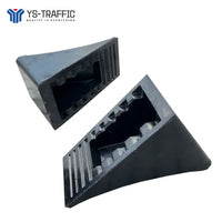 VTX-1447077 Wheel Chock Car Slipping Tyre Stopping Black Heavy Duty Wedge Travel Tralier Camper Rubber Home Decor Gifting Patio