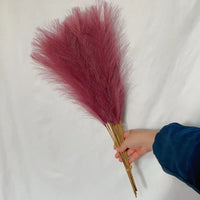 55CM Fluffy Pampas Grass Simulation Reed Hair Simulation Wed