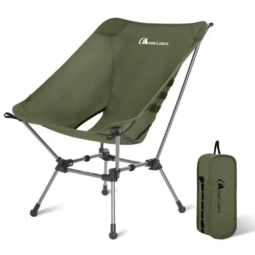 Portable Lightweight Folding Garden Camping Chair, 330Lbs Capacity, Oxford Fabric, Aluminum Frame
