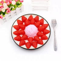 KI liangpeng Simulation PVC fruit block Strawberry Hami melo