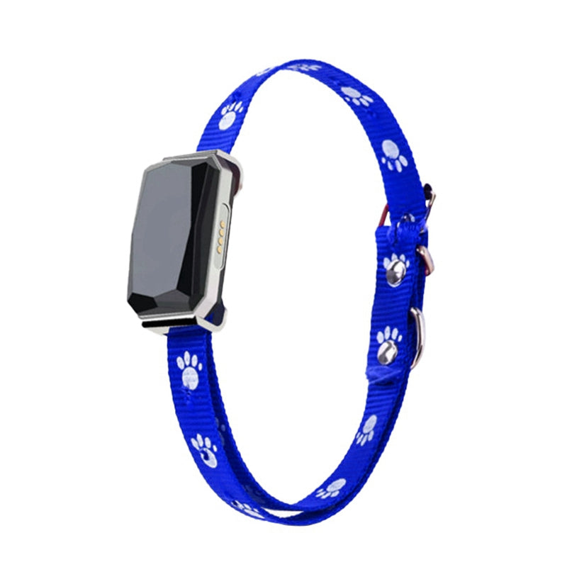 KFX-0974525 GPS Pet Tracking Collar with LED Display and Multi-Positioning Features for Dogs