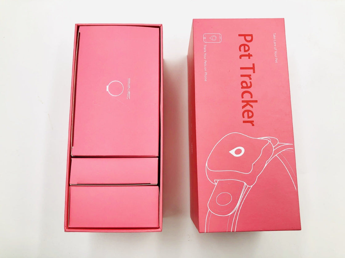 KFX-1203901 Smart GPS Pet Location Tracker with Anti-Lost Collar in Pink