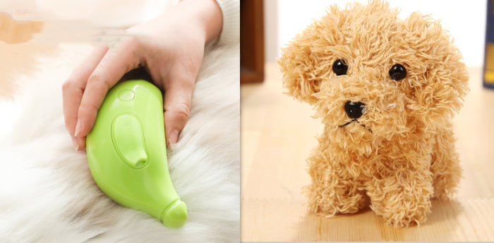 KFX-1934141 3-in-1 Rechargeable Pet Steam Brush for Cat and Dog Grooming, Cleaning, and Massage