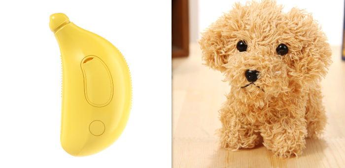 KFX-1934141 3-in-1 Rechargeable Pet Steam Brush for Cat and Dog Grooming, Cleaning, and Massage