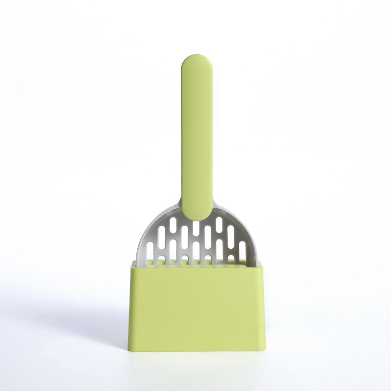 KFX-2556733 Cat Litter Scoop Set with Base - ABS Material, Multiple Color Options, 26.6 x 12.7 x 5.4 cm