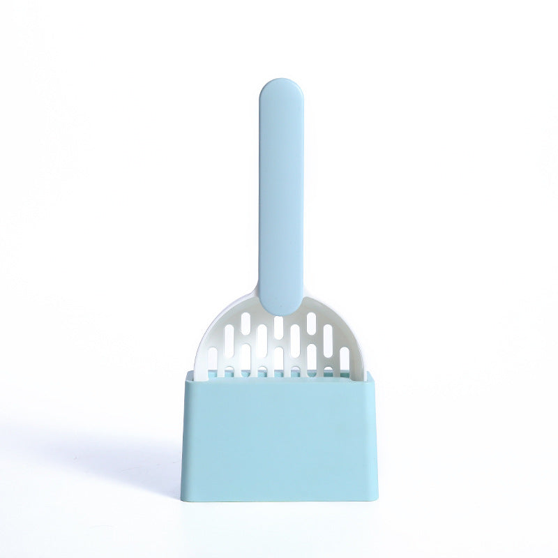 KFX-2556733 Cat Litter Scoop Set with Base - ABS Material, Multiple Color Options, 26.6 x 12.7 x 5.4 cm