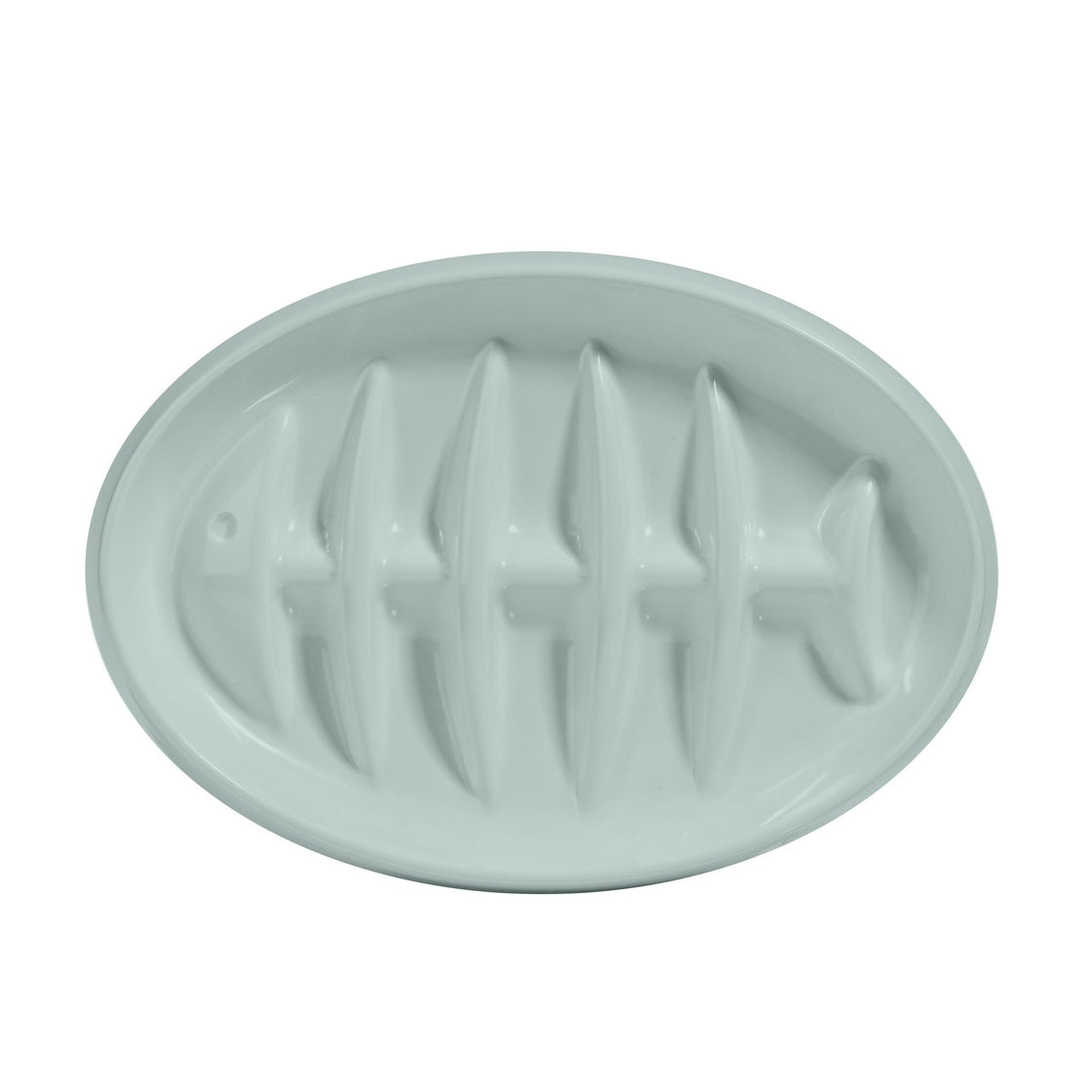 KFX-2703677 Fishbone Slow Feeder Bowl for Cats and Dogs – Anti-Gulping Interactive Pet Dish