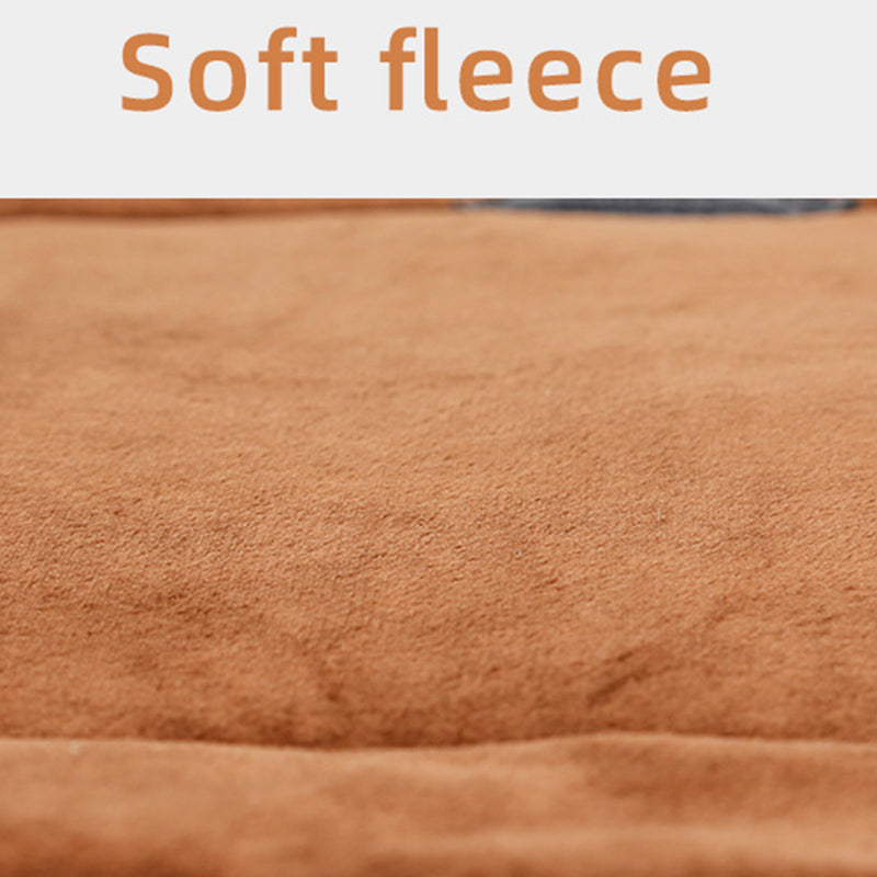 KFX-3158333 Self-Heating Pet Sleeping Pad - Soft Fleece Rug Blanket for Cats and Dogs, Waterproof and Machine Washable