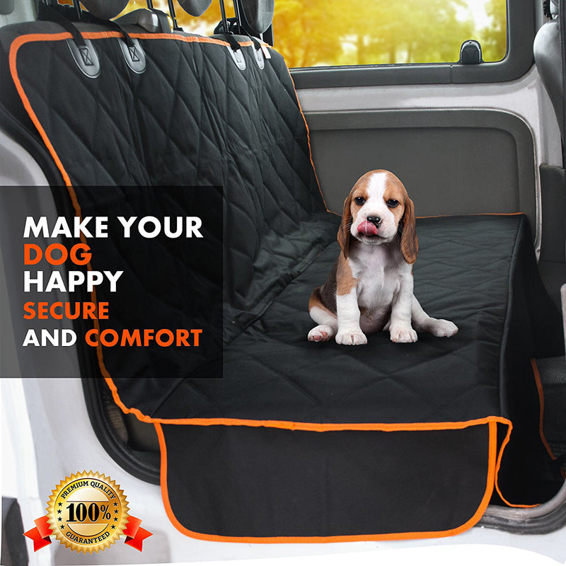 KFX-3191101 Waterproof Anti-Dirty Dog Car Seat Cover - Large Size 137x147 cm, Durable PVC and Oxford Material