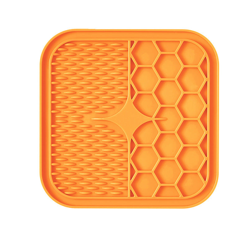 KFX-3916093 Silicone Licking Pad for Cats and Dogs - Slow Feed Bowl in Various Sizes and Colors