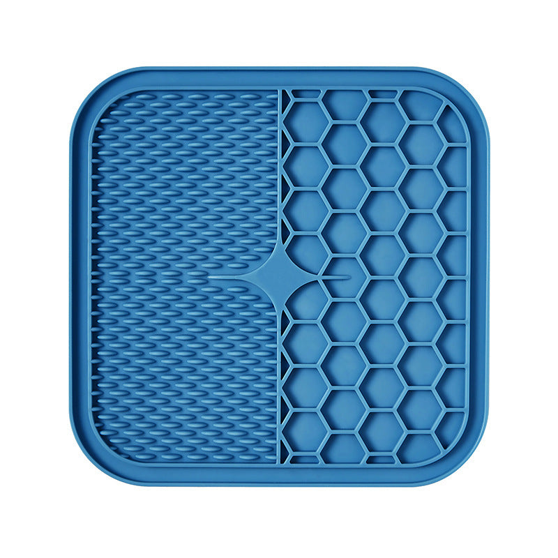 KFX-3916093 Silicone Licking Pad for Cats and Dogs - Slow Feed Bowl in Various Sizes and Colors