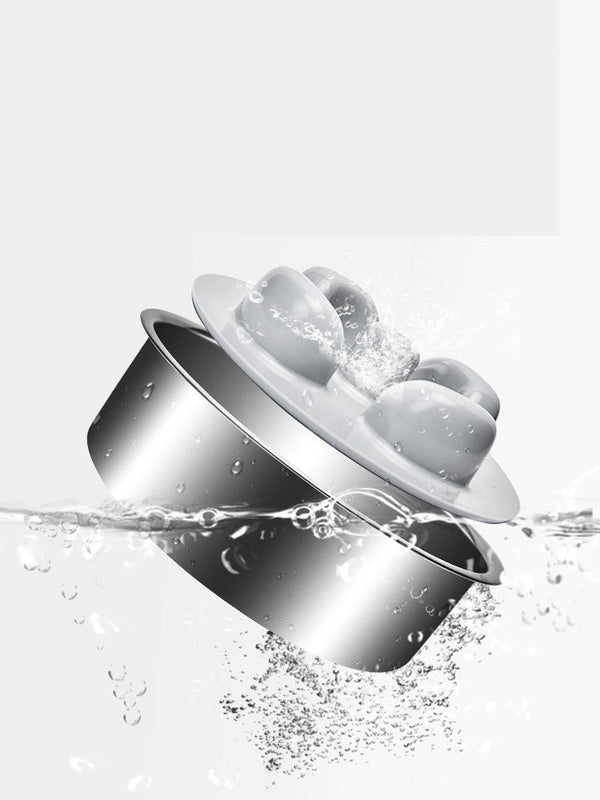 KFX-4106941 Stainless Steel Anti-Tipping Bowl for Weighing Pets – 500g Capacity