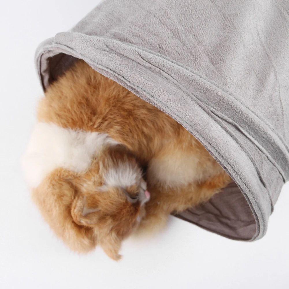 KFX-4123325 Collapsible S-Shape Cat Tunnel and Play Tube for Indoor Cats, Small Pets, and Rabbits