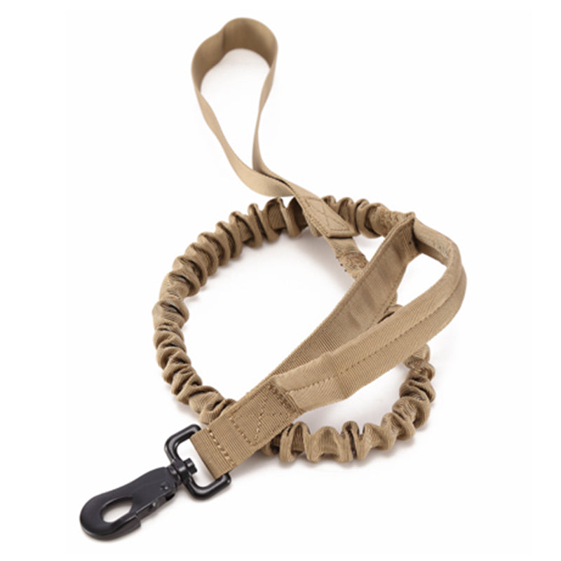 KFX-6742077 Tactical Nylon Dog Vest with MOLLE Structure and Traction Rope in Black, Brown, or Green