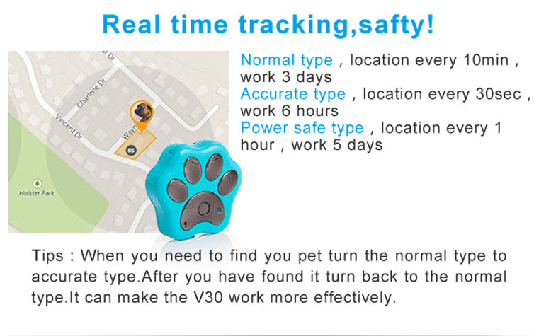 KFX-6810685 Dog GPS Locator Collar with Waterproof Design and Long Battery Life