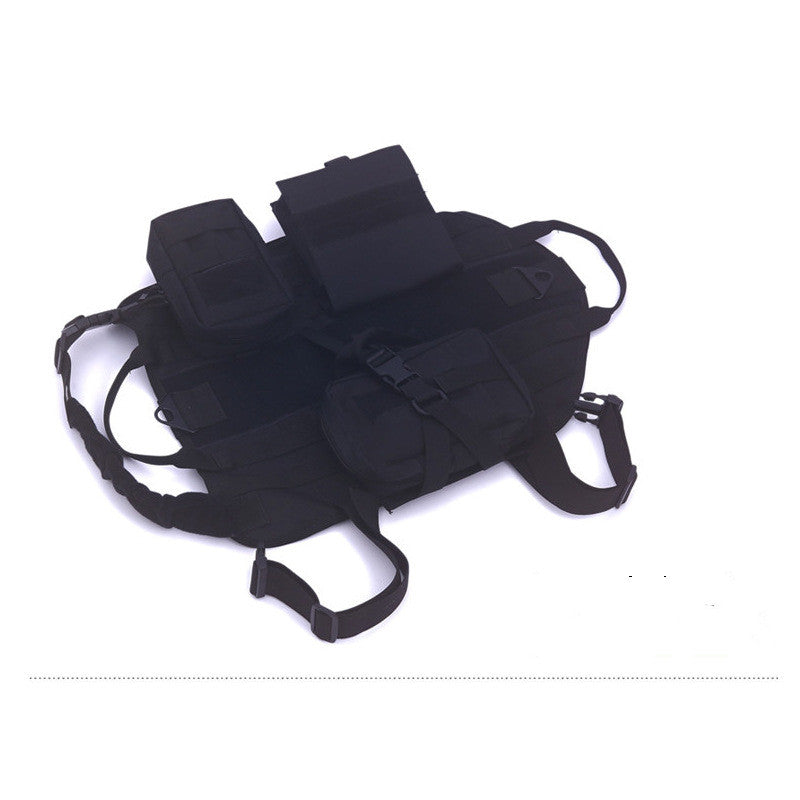 KFX-7977533 Tactical Dog Clothing Made of 1000D Nylon, Waterproof and Quick Drying, with Durable Zippers and Buckles