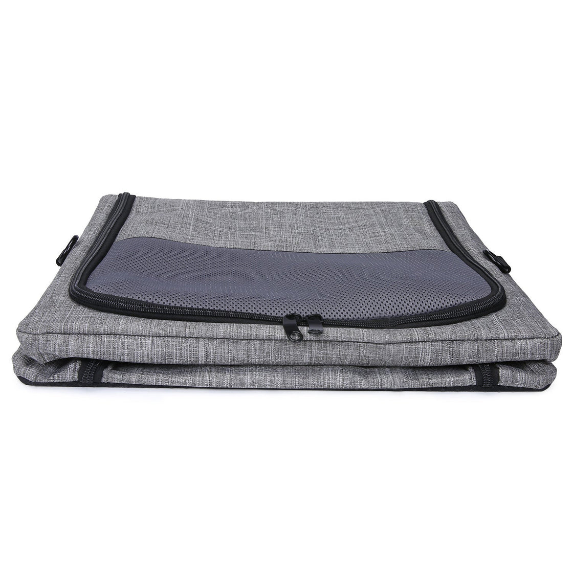 KFX-8035389 Breathable Foldable Portable One-Shoulder Pet Carry Bag in Gray