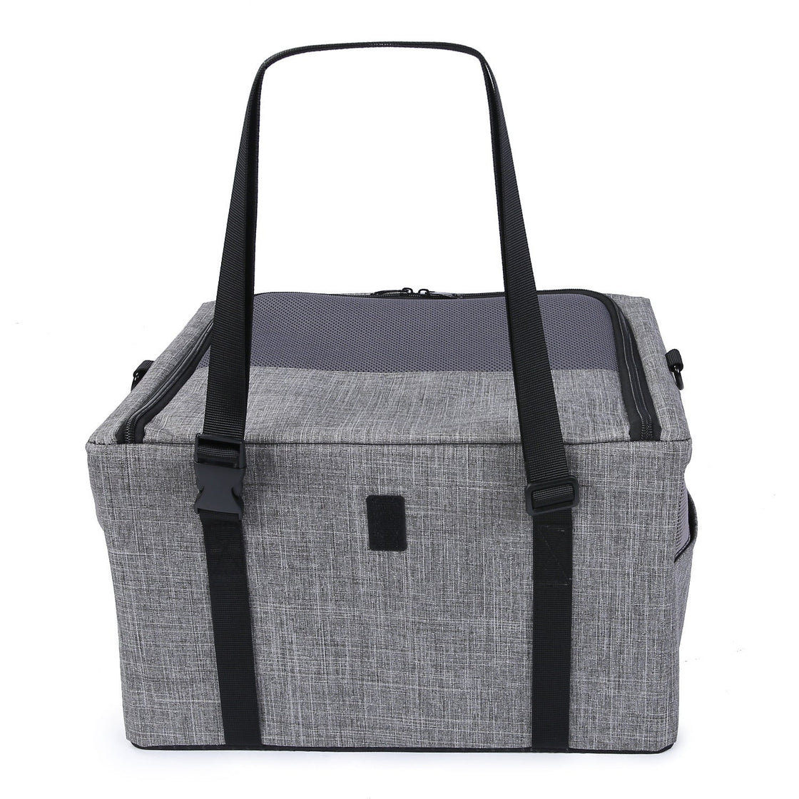 KFX-8035389 Breathable Foldable Portable One-Shoulder Pet Carry Bag in Gray
