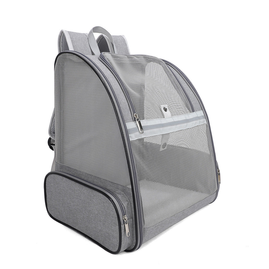 KFX-8166461 Portable and Foldable Breathable Cat Bag, Medium-Hard PVC, 3 Color Options Available