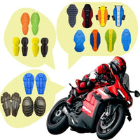 VTX-0743461 Professional Protection Non-Skid Thin EVA Elbow & Knee Pads Shock Absorption Motorcycle/Skiing/Bicycle/Outdoor Sports