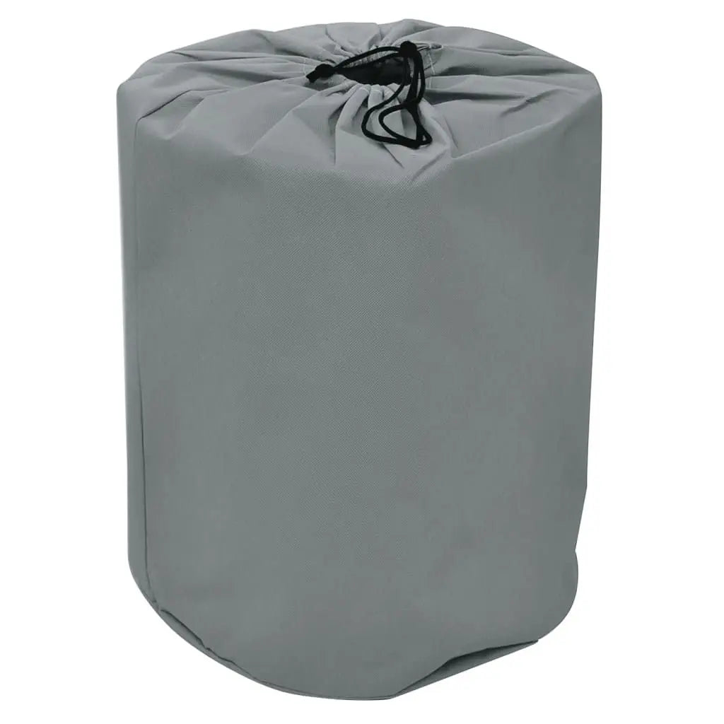 Gray Caravan Cover for RV Exterior, Waterproof Fabric, Side Mounted, Rectangle, Model D0100HEXCSY, Dimensions S 203.9" x 90.6" x 86.6
