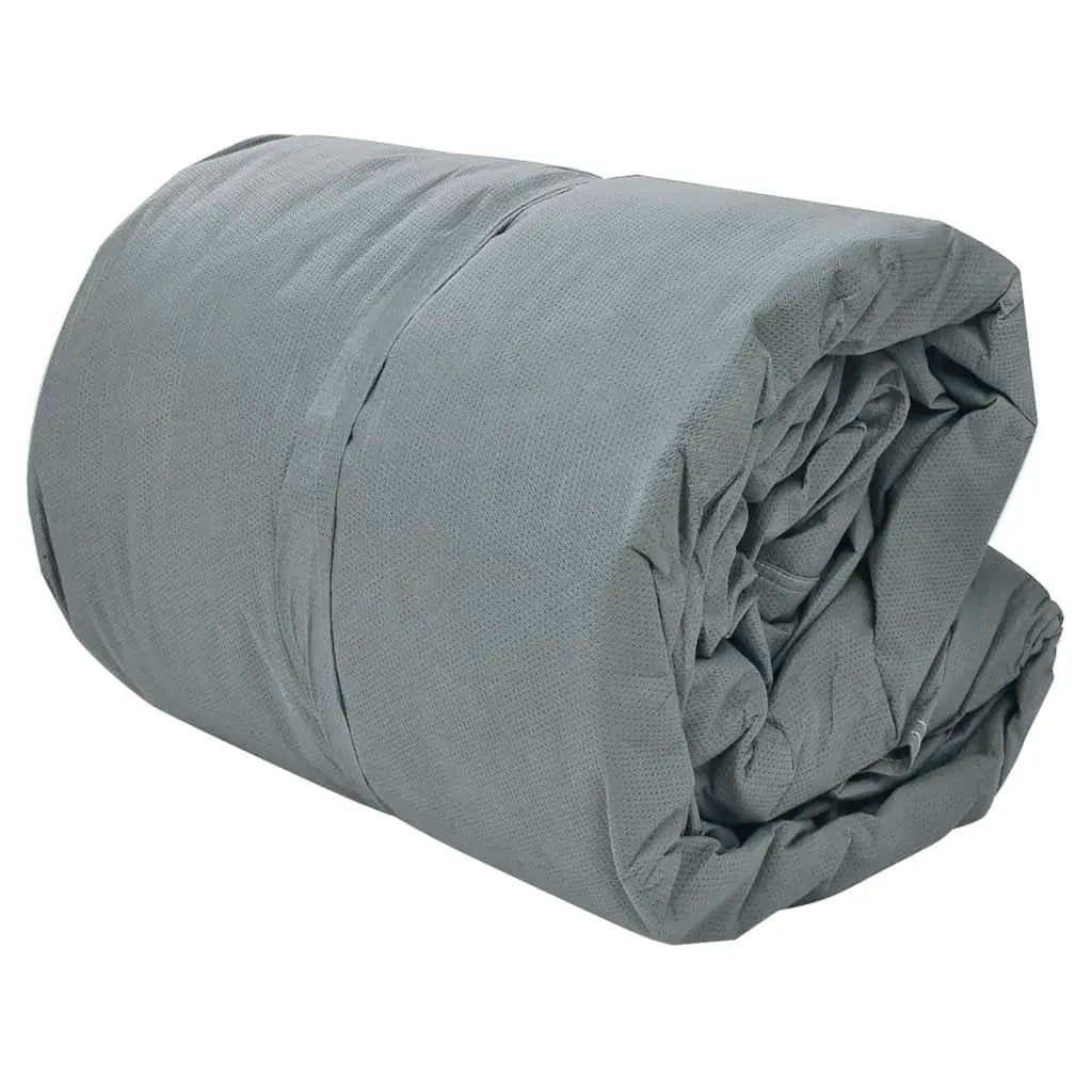 Gray Caravan Cover for RV Exterior, Waterproof Fabric, Side Mounted, Rectangle, Model D0100HEXCSY, Dimensions S 203.9" x 90.6" x 86.6