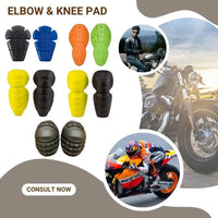 VTX-0743461 Professional Protection Non-Skid Thin EVA Elbow & Knee Pads Shock Absorption Motorcycle/Skiing/Bicycle/Outdoor Sports