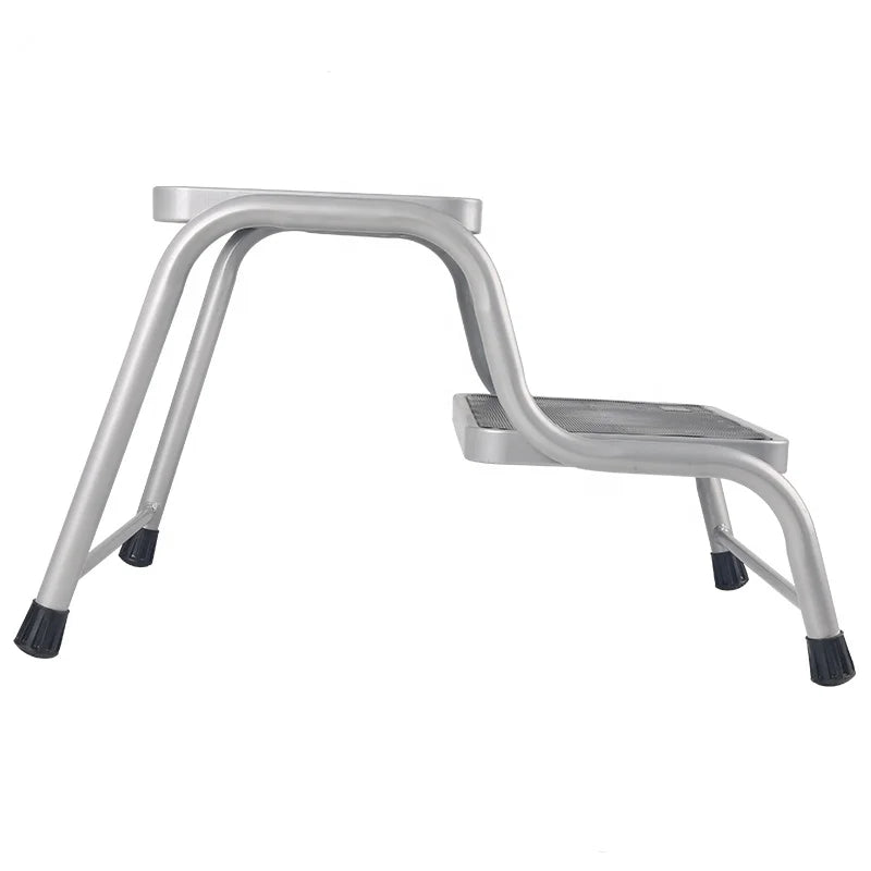 Stainless Steel Anti-Slip Caravan Steps Stool for RV and Camping, 64x44x33cm