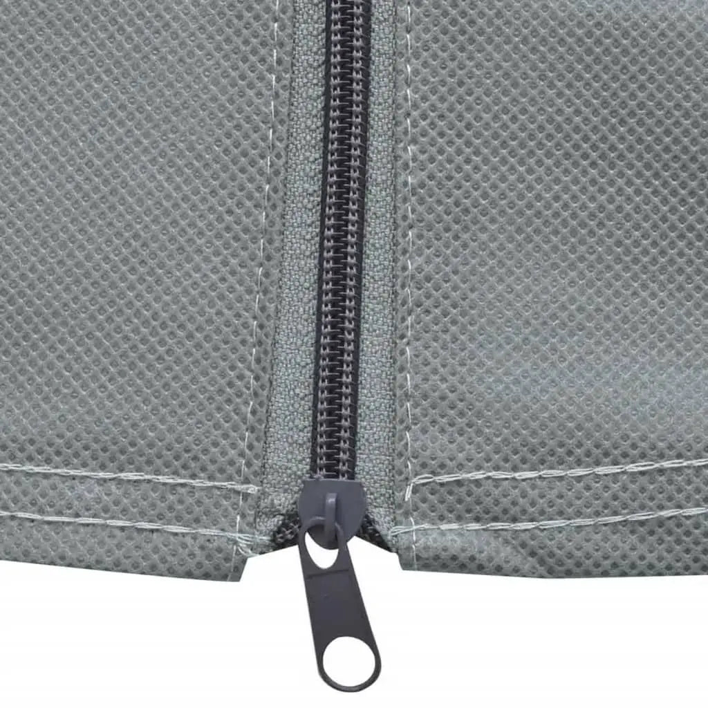 Gray Caravan Cover for RV Exterior, Waterproof Fabric, Side Mounted, Rectangle, Model D0100HEXCSY, Dimensions S 203.9" x 90.6" x 86.6