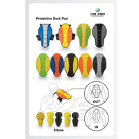 VTX-0743461 Professional Protection Non-Skid Thin EVA Elbow & Knee Pads Shock Absorption Motorcycle/Skiing/Bicycle/Outdoor Sports