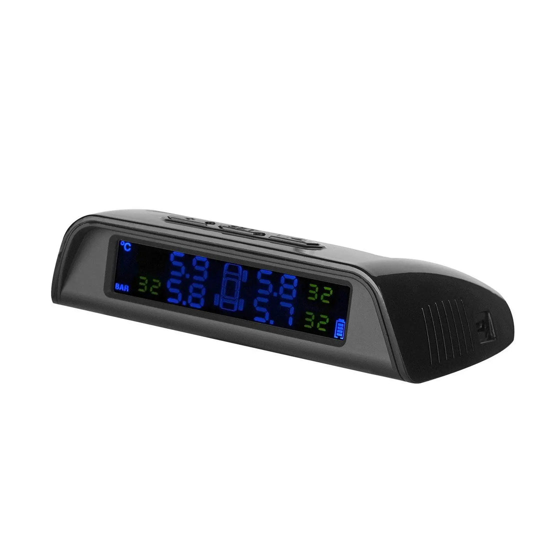 Real-Time Solar Powered Tire Pressure Monitoring System with 6 External Sensors for Trailers, Model D0100HRIJ16